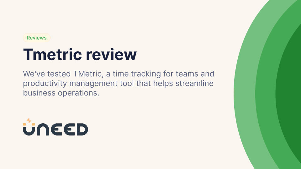 TMetric Review - The effortless time tracker to keep your team on track in 2025