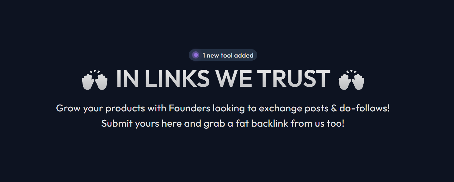 In Links We Trust product image
