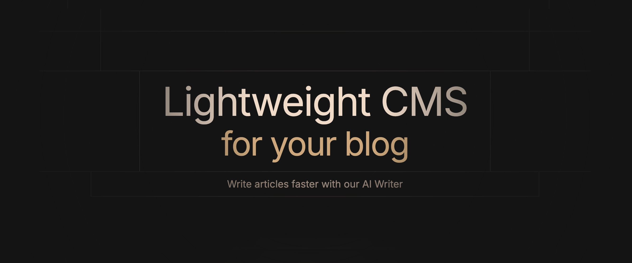 Lightweight CMS product image
