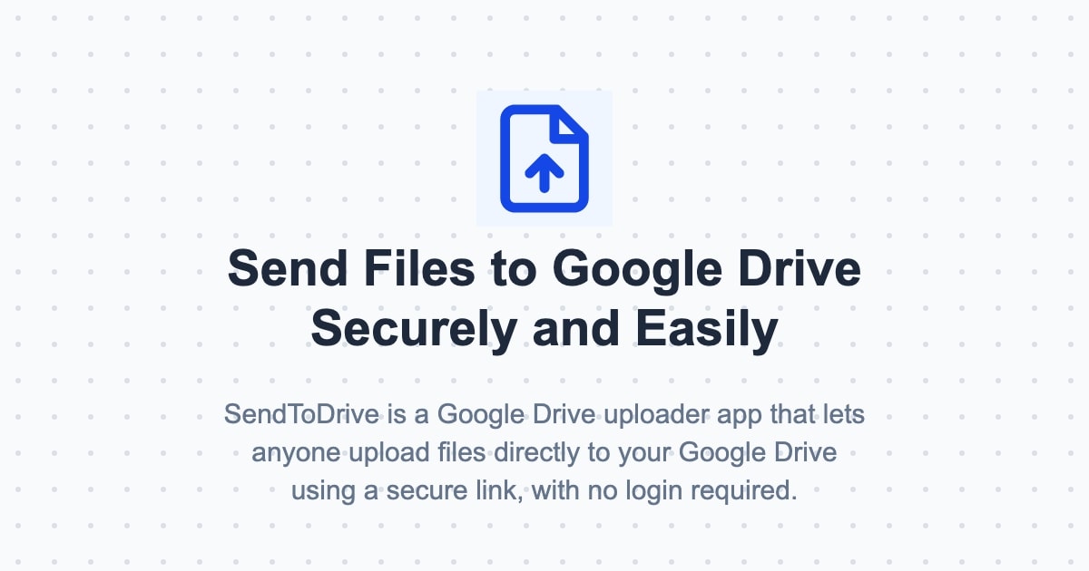 SendToDrive product image