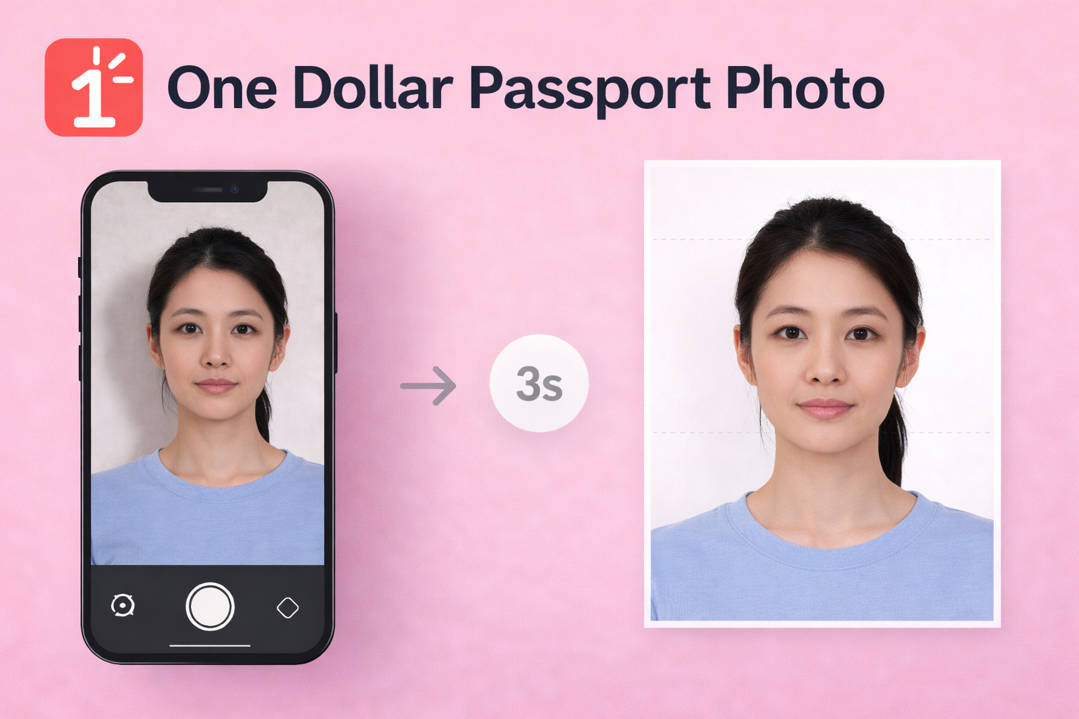 One Dollar Passport Photo image number 01