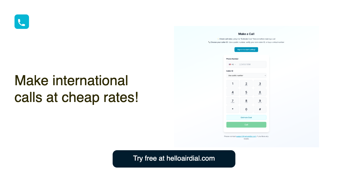 HelloAirDial product image