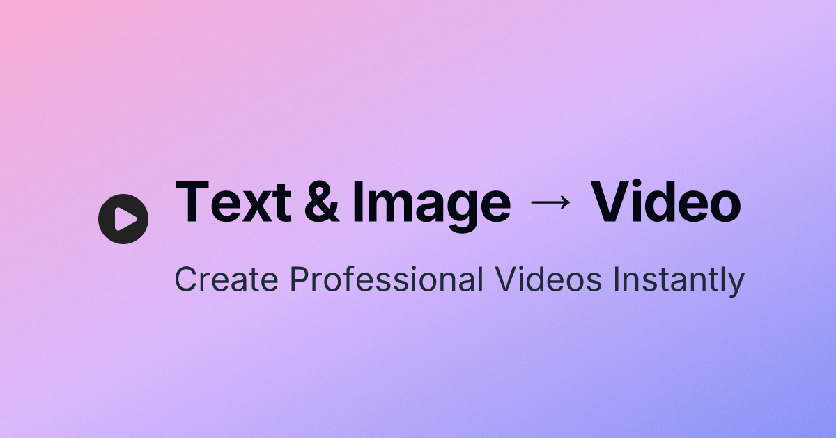 ai video generator product image