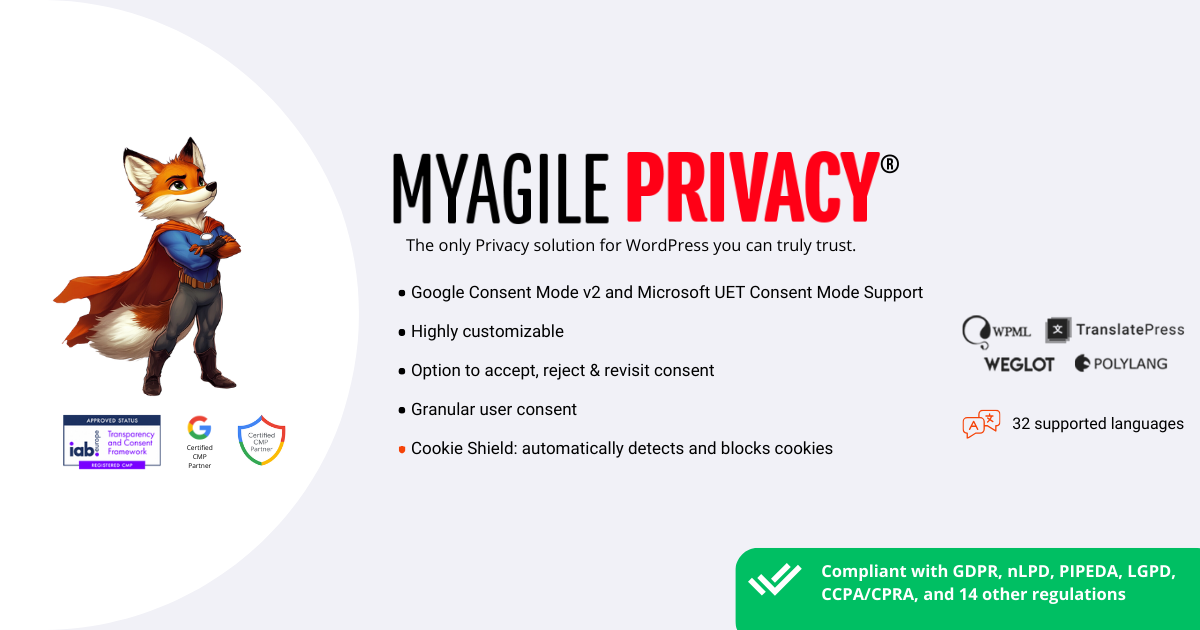 My Agile Privacy product image