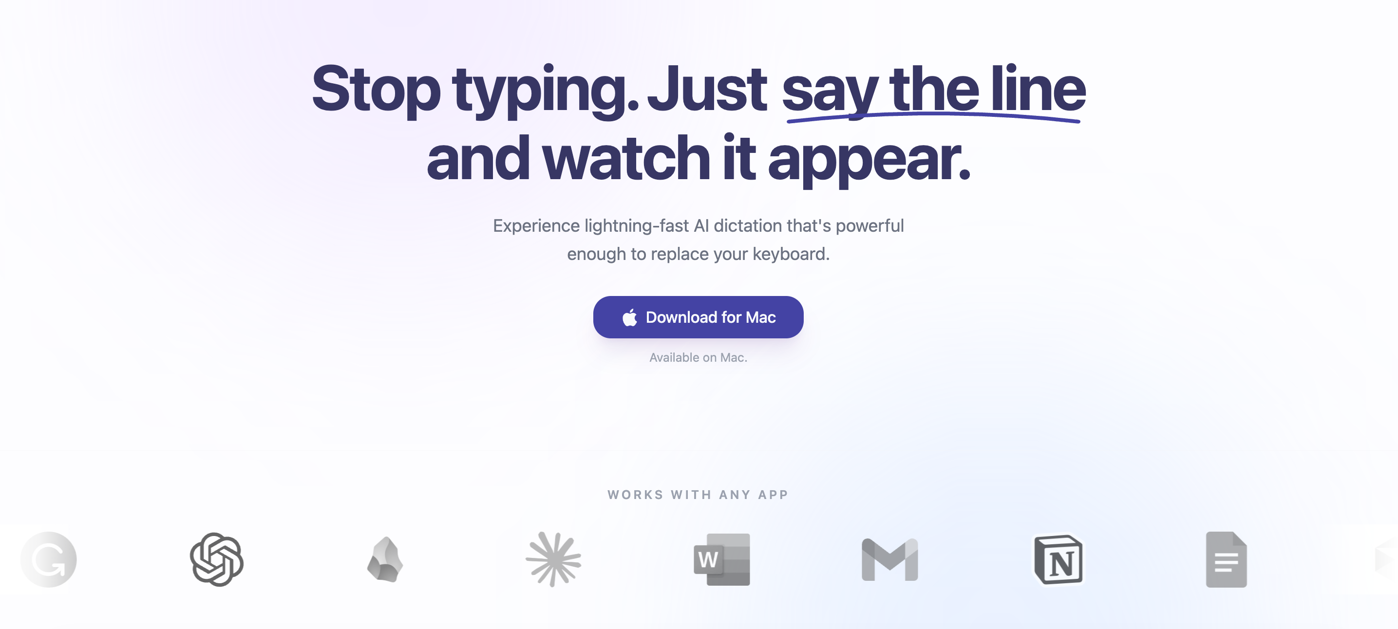 Sayline screenshot 1