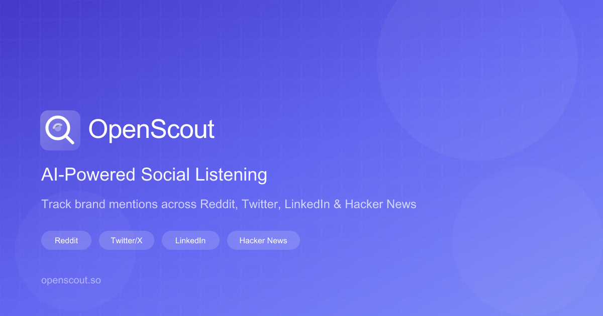 OpenScout screenshot 1