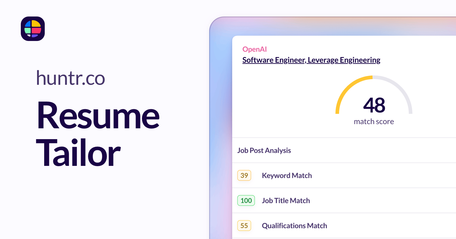 Huntr Resume Tailor image number 01