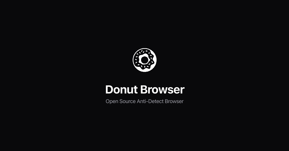 Donut Browser screenshot 1