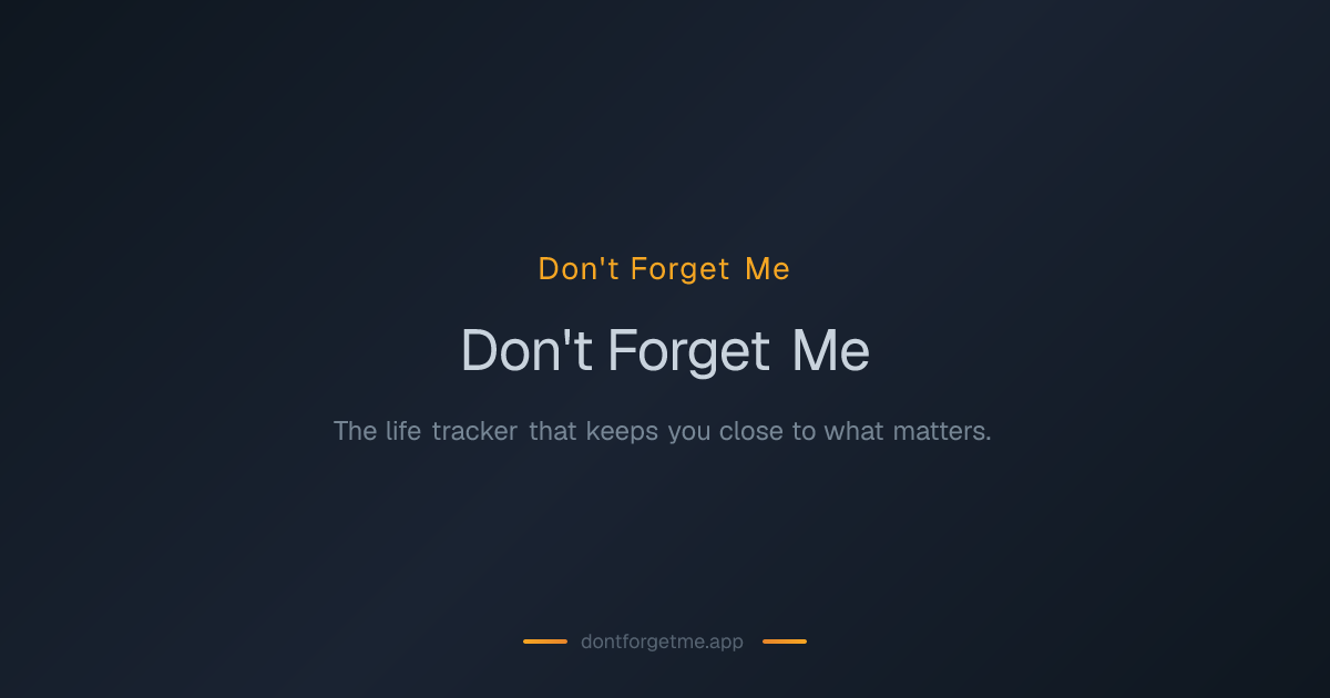Don't Forget Me screenshot 1