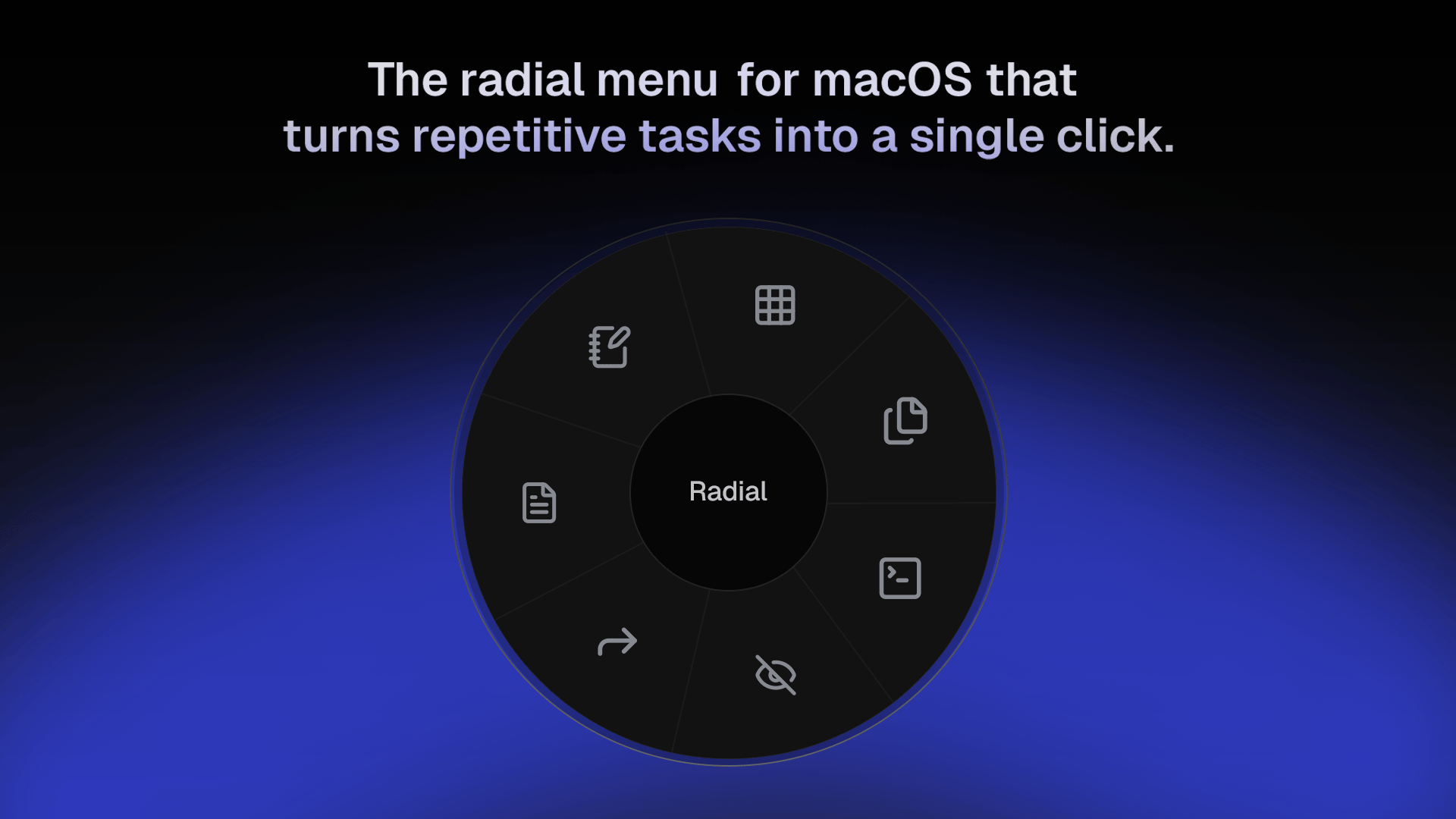 Radial screenshot 2