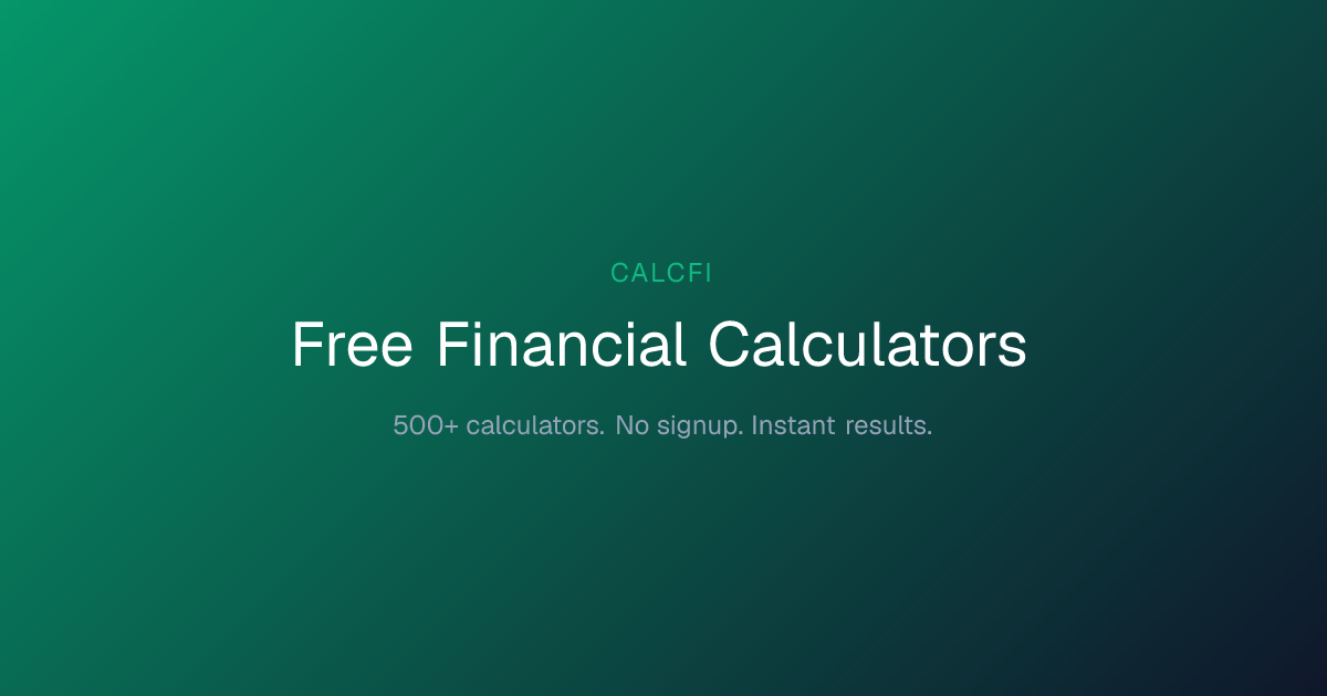 CalcFi screenshot 1