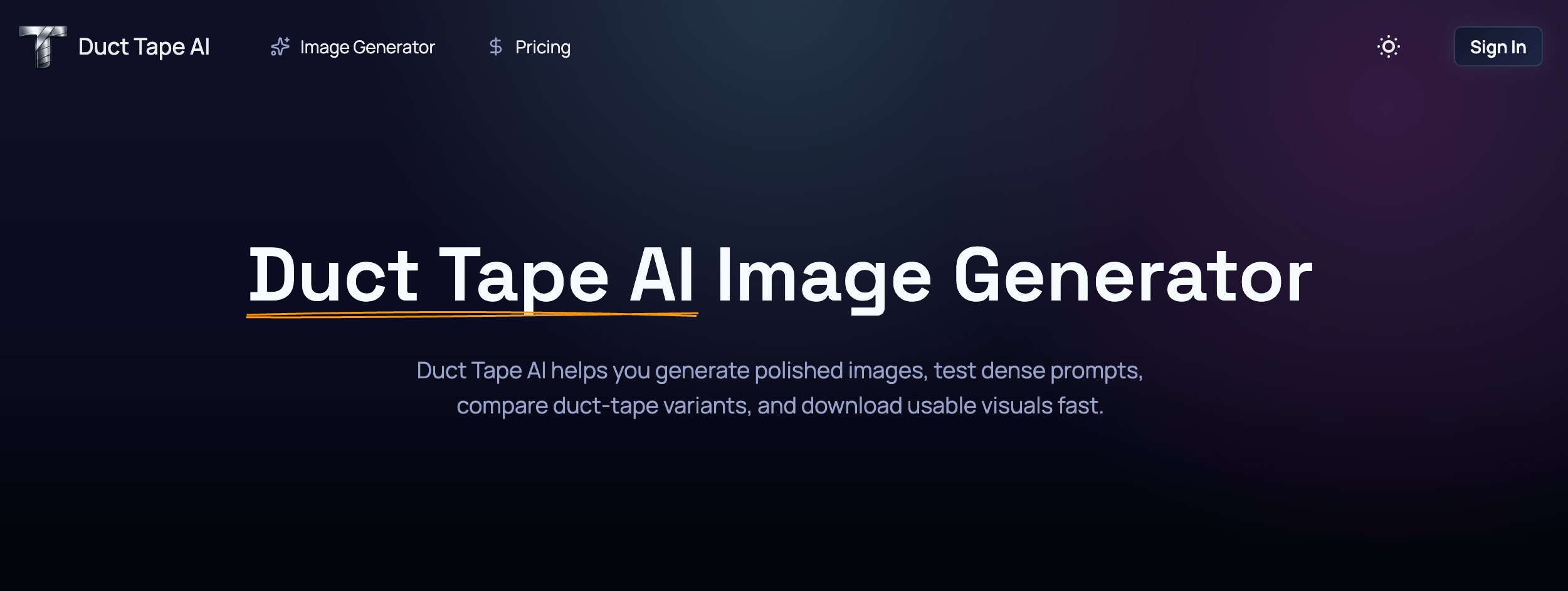 Duct Tape AI screenshot 1