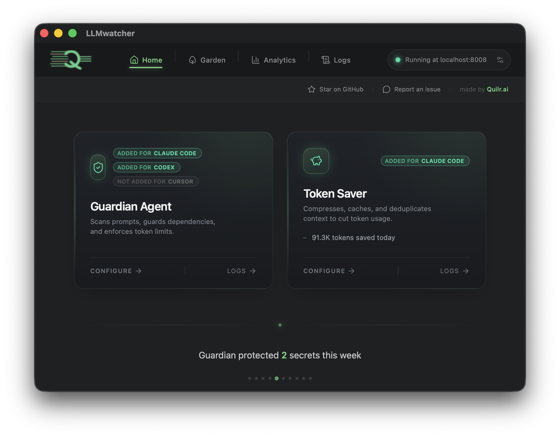 AgentGuard screenshot 2