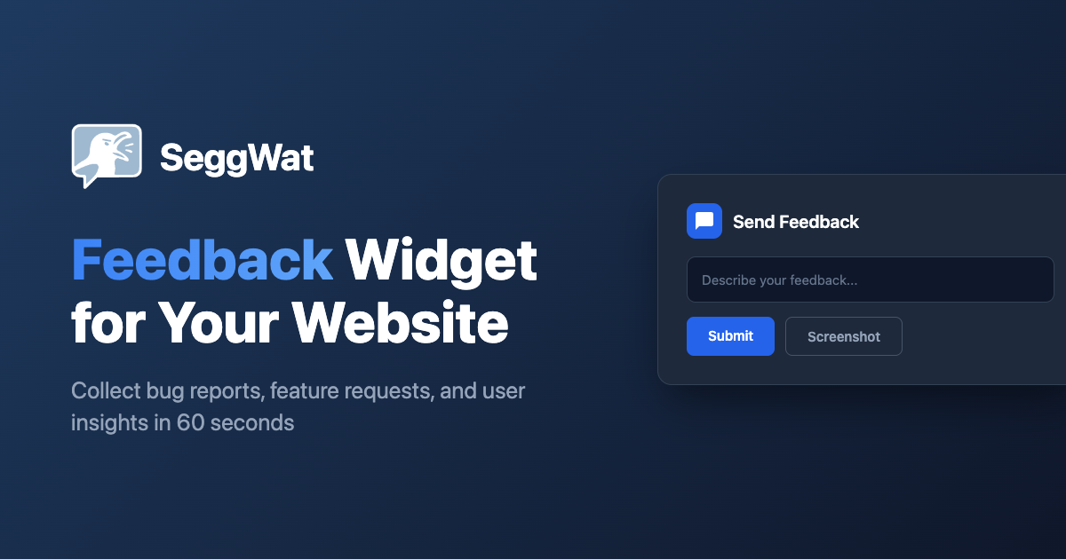 SeggWat screenshot 1